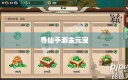 寻仙手游金元宝的用途及其意义解析