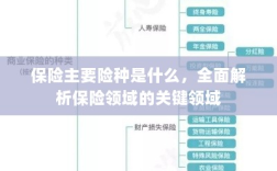 全面解析保险领域关键领域，主要险种介绍与概述