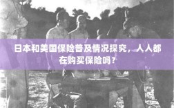 日本与美国保险普及情况探究，全民保险覆盖率真相揭秘