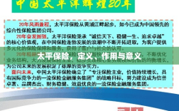 太平保险，定义、功能及其重要性
