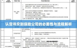 认定书交到保险公司的必要性与流程深度解析