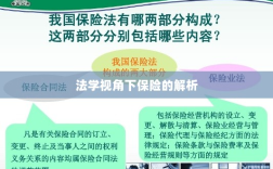 法学视角下的保险深度解析