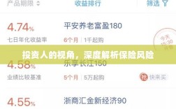 从投资人视角深度解析保险风险