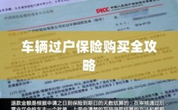 车辆过户保险购买指南，全攻略概览