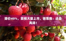 荔枝大量上市，销售商降价四成并预测价格还将继续下滑！