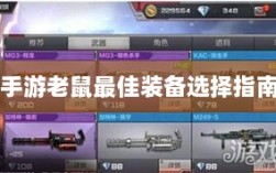 手游老鼠最佳装备选择指南