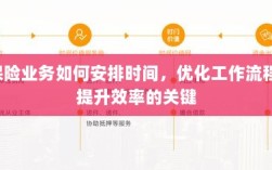 优化保险业务效率，时间管理、工作流程与效率提升策略探讨