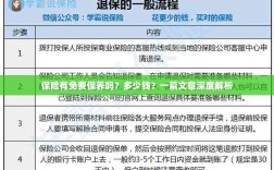 保险免费保养揭秘，费用及深度解析