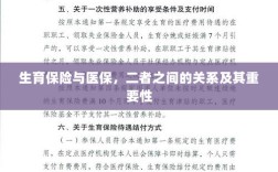 生育保险与医保，二者的关联及其重要性解析