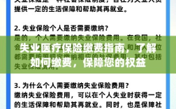 失业医疗保险缴费指南，全面解析缴费流程，保障您的权益不受影响