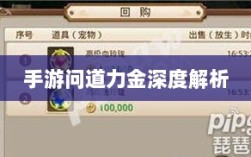 手游问道力金深度解析