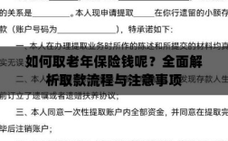 全面解析，老年保险取款流程与注意事项指南