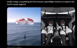 SpaceX载人绕飞地球两极任务成功完成，机组安全返回地球