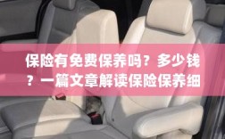 解读保险保养细节，免费保养政策与费用解析