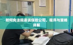 如何追诉保险公司？程序与策略全解析