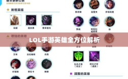 LOL手游英雄全方位解析，角色定位与技能特点深度解读