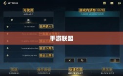 手游联盟高级设置探索，揭秘高级功能的秘密世界