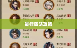 手游天龙，如何选择最佳阵法攻略
