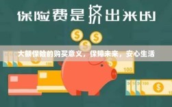 大额保险的购买意义，保障未来，安心生活