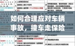 车辆事故应对指南，撞车走保险理赔流程详解