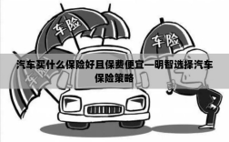 如何明智选择汽车保险策略，保障全面且保费实惠的保险推荐