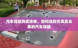 汽车保险购买指南，如何选购优质实惠的汽车保险？