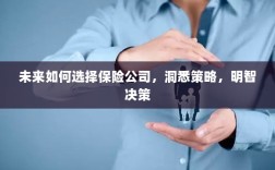 未来如何选择保险公司，策略洞察与明智决策