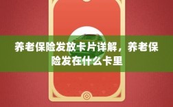 养老保险发放卡片详解，卡片类型与发放流程