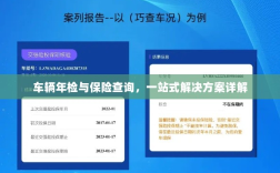 车辆年检与保险查询，一站式解决方案全面解析