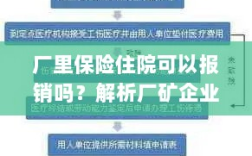 厂矿企业保险政策解析，住院费用能否报销及报销流程探讨