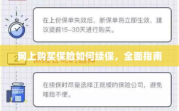 网上购买保险的续保指南，全面解析保险续保流程