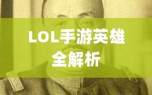 LOL手游英雄全解析，英雄荟萃与特色展示