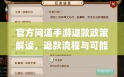 官方问道手游退款政策解读，退款流程与可能性探讨