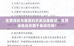 生育保险与医保深度解析，生育保险是否纳入医保范畴？