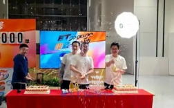 淘宝闪购庆功会现场，香槟开启，气氛热烈庆祝成功