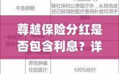 尊越保险分红机制详解，是否包含利息？保险分红与利息机制深度解析。