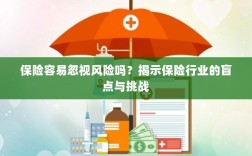 保险行业盲点揭秘，易被忽视的风险与挑战探究