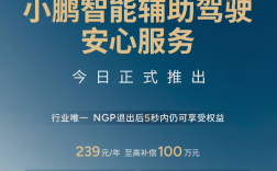 小鹏辅助驾驶安心服务详解，车险赔付不足部分至高补偿100万！