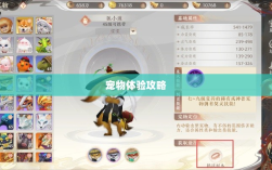 手游中宠物购买与体验攻略