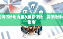 如何巧妙地向朋友推荐保险的实用话术指南