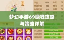 梦幻手游69赚钱攻略与策略详解