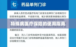 特殊病医疗保险使用指南详解