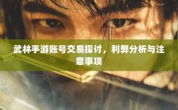 武林手游账号交易探讨，利弊分析与注意事项