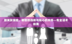 专业话术指南，朋友买保险——明智选择与贴心关怀之道