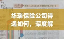 华瑞保险公司员工待遇与公司环境深度解析，员工体验一览