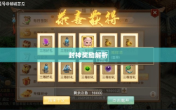 问道手游封神奖励全面解析