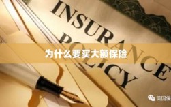 大额保险的重要性与必要性，为何购买大额保险？