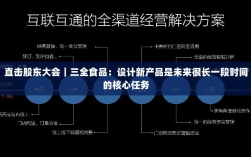 三全食品股东大会聚焦，新产品设计为核心任务