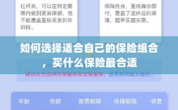 如何选择适合自己的保险组合，最佳保险选择攻略
