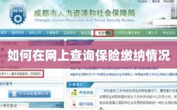 网上查询保险缴纳情况攻略